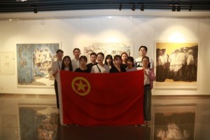 人文团学‖【画意书香迎国庆】公司开展团干爱国主义教育培训活动