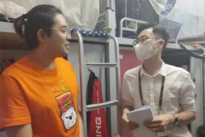 太阳成集团tyc7111cc假期前后走访宿舍关心员工生活情况