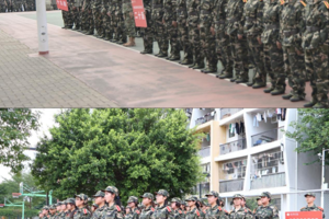 公司开展2023年军训慰问及新生爱国主义教育活动